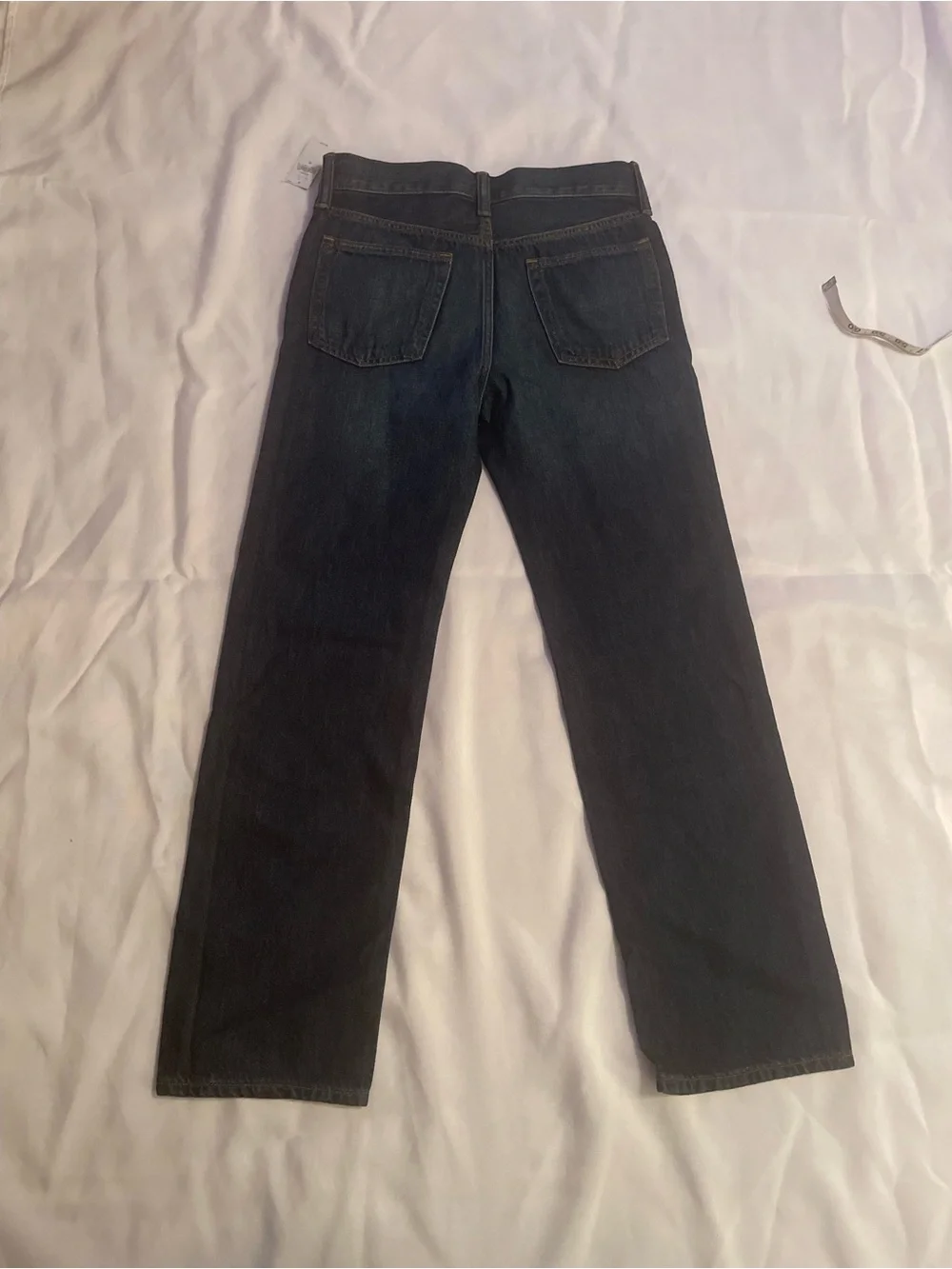 GAP Kids Dark Blue ‘90s Original Straight Jeans Subtle Distressing, NWT, Size 12